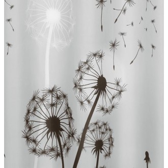 Koupelnový závěs - Šedé chmýří