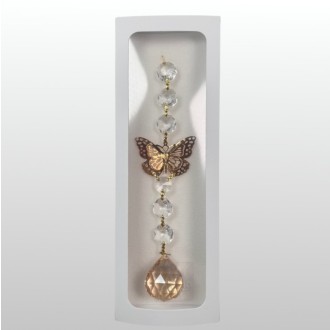 Křišťálový závěs motýl