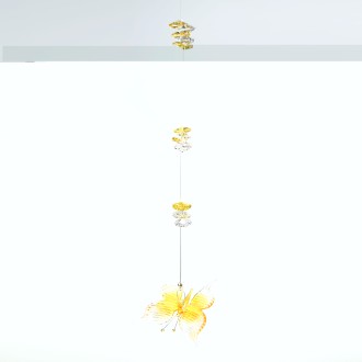 Ozdobný závěs se žlutým motýlem